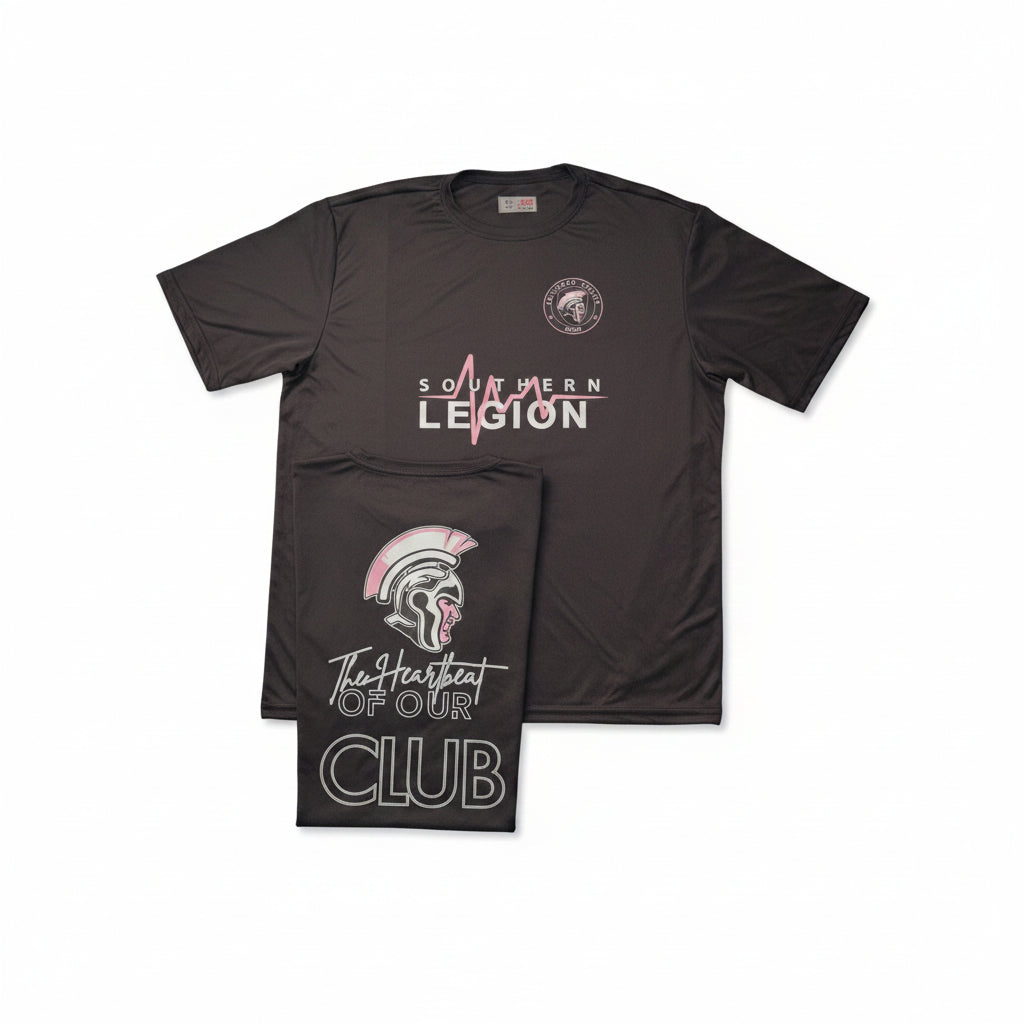 Black " Heart of our Club" T-shirt