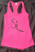 Ladies Pink Tan Top